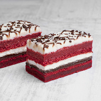 Пирожное Ред Вельвет 21 порция 2,52кг Десерт Фентези