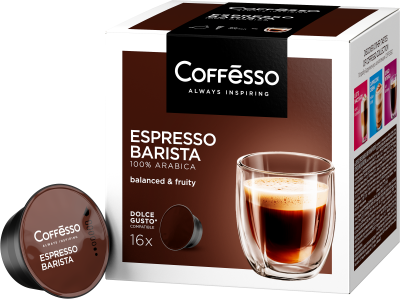 Кофе в капсулах Coffesso Espresso Barista 5,5г*16шт