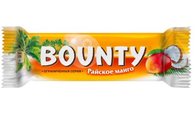 Батончик BOUNTY Райское манго шоколадный 55г