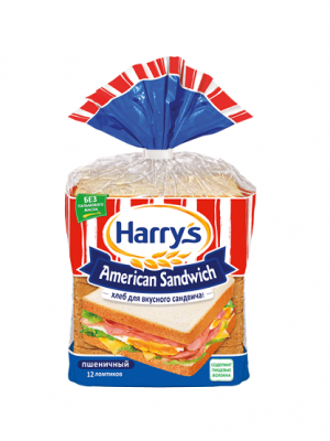 Хлеб Harry's American Sandwich белый 470г