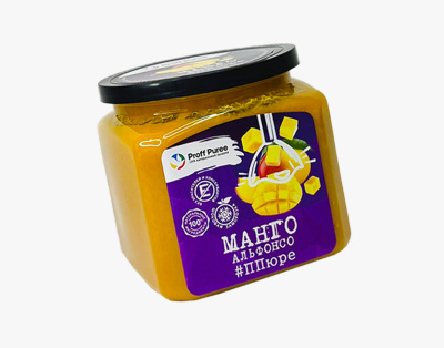Пюре Proff Puree манго Альфонсо с/м 500г
