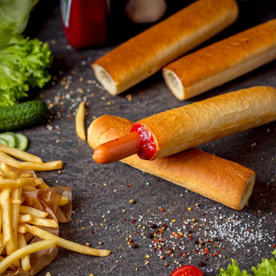 Булочки Bagerstat Foodservice (Лантманнен Юнибейк) для французского хот-дога большие 220мм*28шт