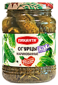 Огурцы маринованые ГОСТ 680г ПИКАНТА
