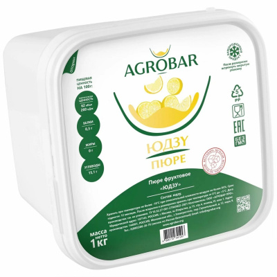 Пюре Агробар (AGROBAR) юдзу с/м 1кг