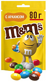 Драже M&M's с арахисом 80г