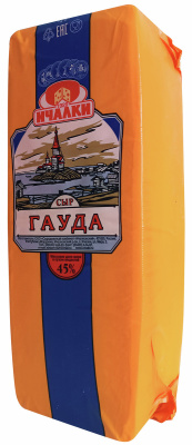 Сыр Гауда 45% брус 3,4кг Ичалки