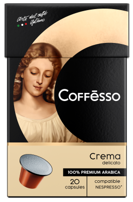 Кофе Coffesso Crema Delicato в капсулах 5г*20шт