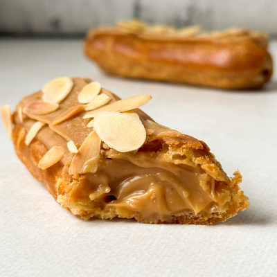 Пирожное Эклер Карамельный с/м 55г*5шт 275г Десерт Фентези