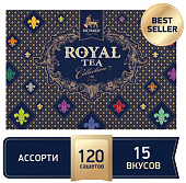 Чай RICHARD Royal Tea Collection ассорти 15 вкусов 120шт сашет 230,4г