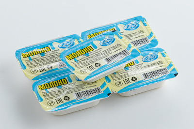 Молоко сгущенное с сахаром порционное 144шт*20г Невский Берег