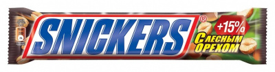 Батончик SNICKERS с лесными орехами 81г