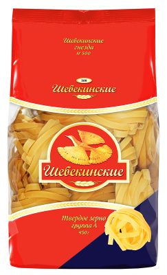 Макароны Шебекинские гнезда широкие 450г