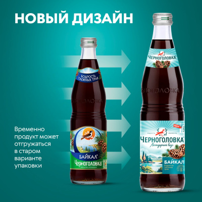 Напиток Черноголовка Байкал 0,5л ст/б