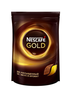 Кофе Nescafe Gold растворимый 190г