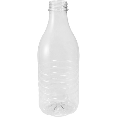 Бутылка пластиковая прозрачная без крышки Ø38мм 1л 77шт