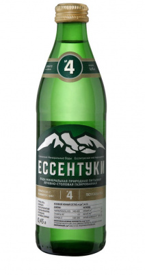 Вода Ессентуки №4 минеральная ст/бут 0,5л Кавминпрод