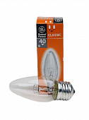 Лампа накаливания СТАРТ General Electric свеча C1/F 40W 230V E27