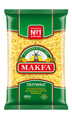 Макароны Макфа Вермишель Паутинка 400г